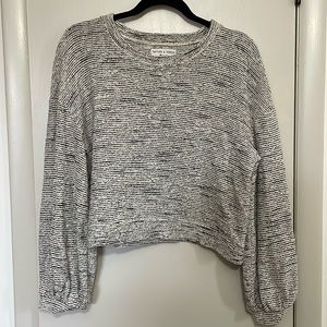 Madewell cropped knit sweater size medium
